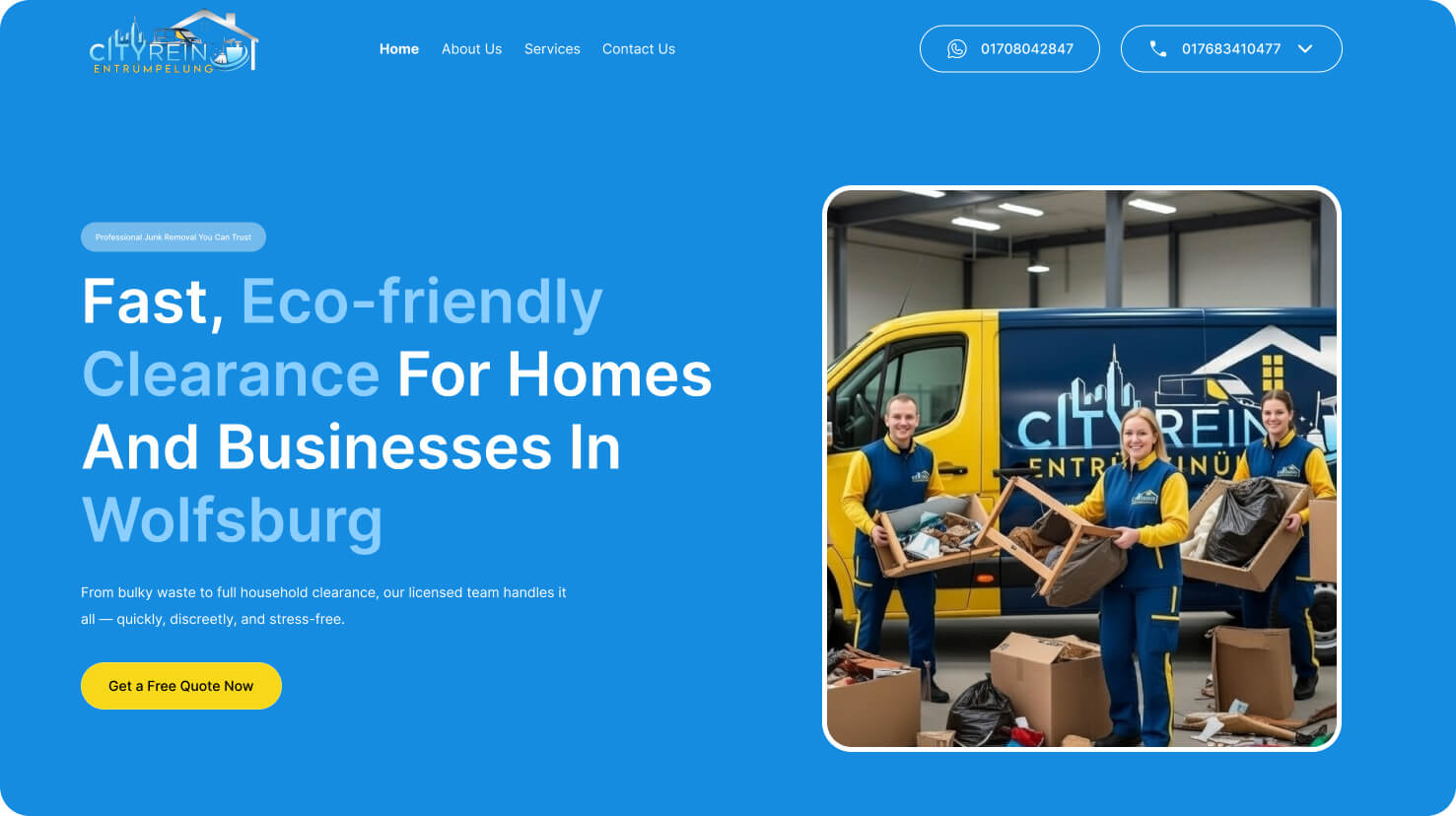 Cityrein Entrümpelung Website